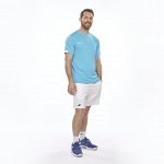 Babolat Play Crew Neck Tee Cyan Blue